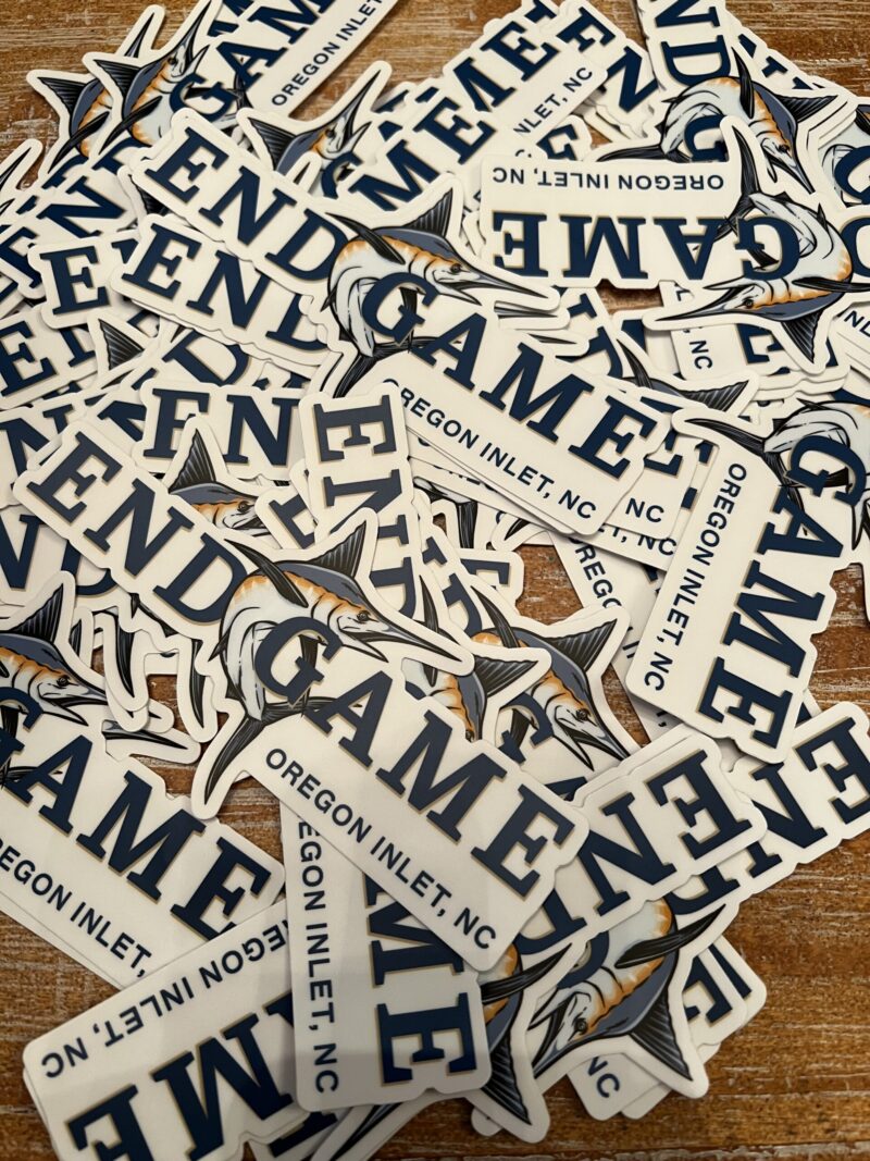 End Game Die Cut Sticker